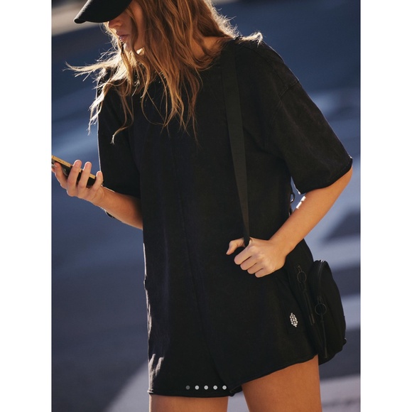 FP Movement by Free People Pants - FP Movement by Free People Hot Shot Tee Romper in Black sz various NWT